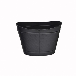 Minuteman Black Fireplace Log Bin