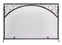 Minuteman Large Sterling Fireplace Screen