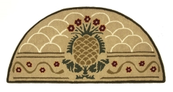 Minuteman Hospitality Half Round Hearth Rug