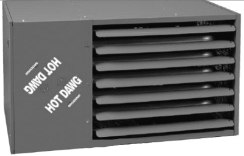 Modine Aluminized Steel Hot Dawg Power-Vented Garage Heater with Blower