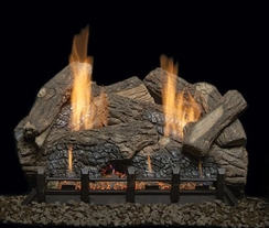 Monessen 24 Inch Highland Oak Refractory Log Set for Vent-Free Natural Blaze Burners - HO24-R