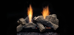 Monessen 27 Inch Natural Blaze See-Through Gas Log Set