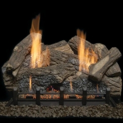 Monessen 18 Inch Highland Oak Refractory Log Set for Vent-Free Natural Blaze Burners - HO18-R