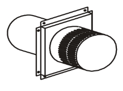 Montigo 5 Inch Inner Diameter Horizontal Termination with Integral Mounting Frame