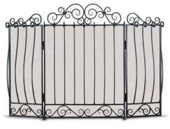 Napa Forge 3 Fold Villa Fireplace Screen