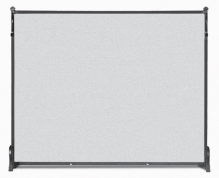 Napa Forge Black Contemporary Fireplace Screen