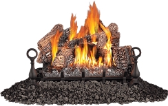Napoleon 24 Inch Fiberglow Vent Free Gas Log and Burner Set