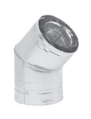 Napoleon 4 Inch Inner Diameter Four-Count 45 Degree Swivel Elbow
