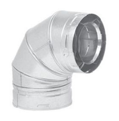Napoleon 4 Inch Inner Diameter Four-Count 90 Degree Swivel Elbow