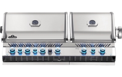 Napoleon Grills 56 Inch Prestige PRO 825 Stainless Built-in Gas Grill with Infrared Rear Burner