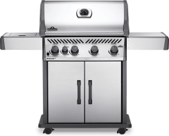 Napoleon Grills 61 Inch Rogue XT 525 Stainless Steel Gas Grill with Infrared Side Burner