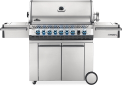 Napoleon Grills 77 Inch Prestige PRO 665 Stainless Gas Grill with Infrared Rear and Side Burners