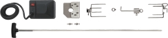 Napoleon Grills Stainless Steel Heavy Duty Rotisserie Kit for Large Grills