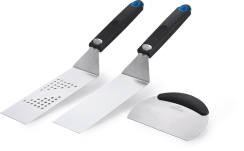 Napoleon Grills Stainless Steel Three Piece Plancha Toolset
