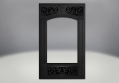 Napoleon Metallic Black Facing Kit with Safety Barrier Screen and Black Ornamental Insets - FK19SB-VOIK - Vittoria GD19 Fireplace