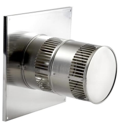Napoleon 8 Inch Diameter Round Vent Pipe Wall Terminal - GD822R