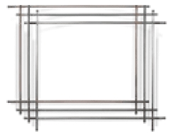 Napoleon Straight Iron Elements for 42 Inch Elevation X Fireplaces