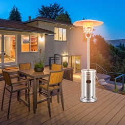 Costway 85 Inch 48K BTU Propane Patio Heater