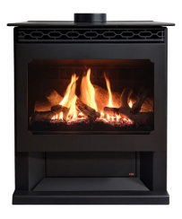DS Stoves 28 Inch Dawn Series Direct Vent Gas Heating Stove -  Millivolt Pilot