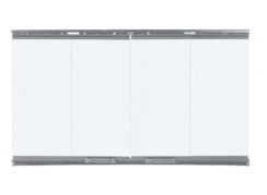 Outdoor Lifestyles 36 Inch Bi-Fold Stainless Steel Doors for Montana Fireplaces