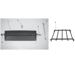 Majestic 18 Inch Natural Gas Matchlight Hearth Kit for Outdoor Fireplaces