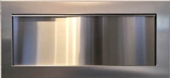 Sierra Flame Stainless Steel Cover for 45 Inch Tahoe Gas Fireplaces