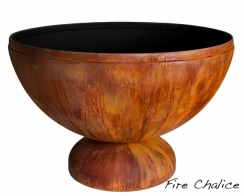 Ohio Flame Fire Chalice Artisan Wood Burning Fire Bowl