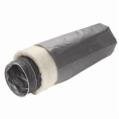 Osburn 4 Inch Diameter Insulated Flex Pipe for Fresh Air Intake Kits - 10 Foot Length