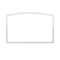 Osburn Brushed Nickel Door Overlay for 3300 Wood Stove