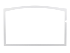 Osburn Brushed Nickel Overlay for 1700 Wood Stove Insert