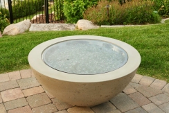Outdoor Greatroom Company 30 Inch Round Tempered Glass Burner Cover