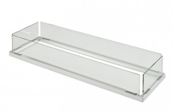 Outdoor Greatroom Company 42 Inch Linear Folding Glass Wind Guard