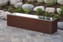 Outdoor Greatroom Company 64 Inch Linear Glass Burner Cover