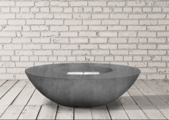 Prism Hardscapes 60 Inch Ovale Gas Fire Bowl