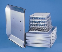 Pack of Four Draft King 9 in. x 9 in. Stainless Steel Single Flue Chimney Covers