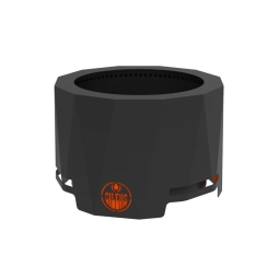 Blue Sky NHL Edmonton Oilers Smokeless Wood Burning Patio Fire Pit