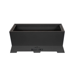 Blue Sky Outdoor Living 39 Inch Rectangular Peak Patio Dual-Fuel Smokeless Fire Pit