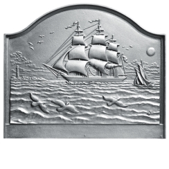 Pennsylvania Firebacks Large Clipper Ship Fireback
