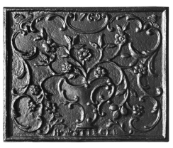 Pennsylvania Firebacks Stiegel Stove Plate Fireback