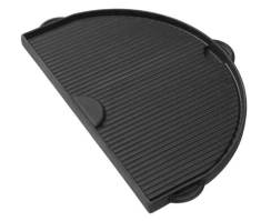 Primo Cast Iron Flat and Grooved Sided Griddle for XXL Charcoal Grills