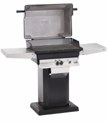 PGS Grills Black Powder Coated Pedestal for A-Series and T-Series Grills