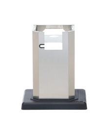 PGS Grills Flat Patio Black Powder Coasted Pedestal and Base Kit for A-Series and T-Series Grills
