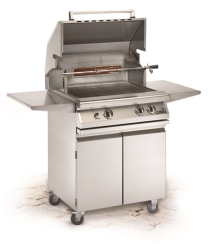 PGS Grills Stainless Steel Cart for Newport Gourmet Series Grills