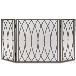 Pilgrim Addison Tri Panel Fireplace Screen