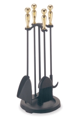 Pilgrim 2300 Series Ball Brass Handle Fireplace Tool Set