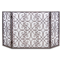 Pilgrim Abington Tri Panel Fireplace Screen