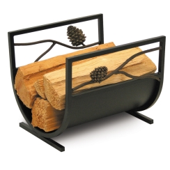 Pilgrim Artisan Pine Cone Fireplace Log Holder