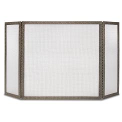 Pilgrim Ballard Embossed Tri Panel Fireplace Screen