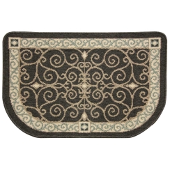 Pilgrim Eastly Midnight Rounded Hearth Rug