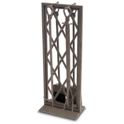 Pilgrim Iron Weave Fireplace Tool Set